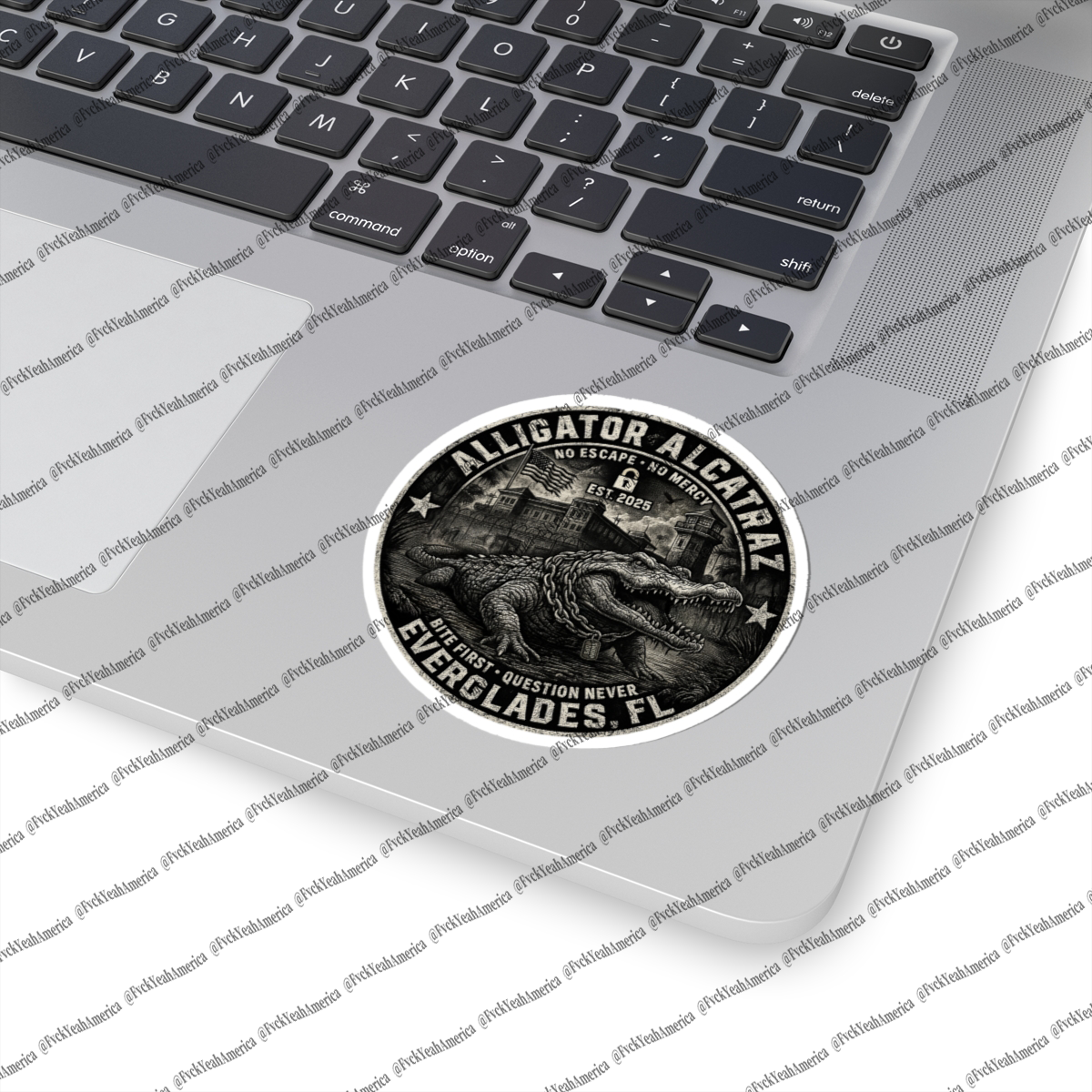 Alligator Alcatraz Sticker