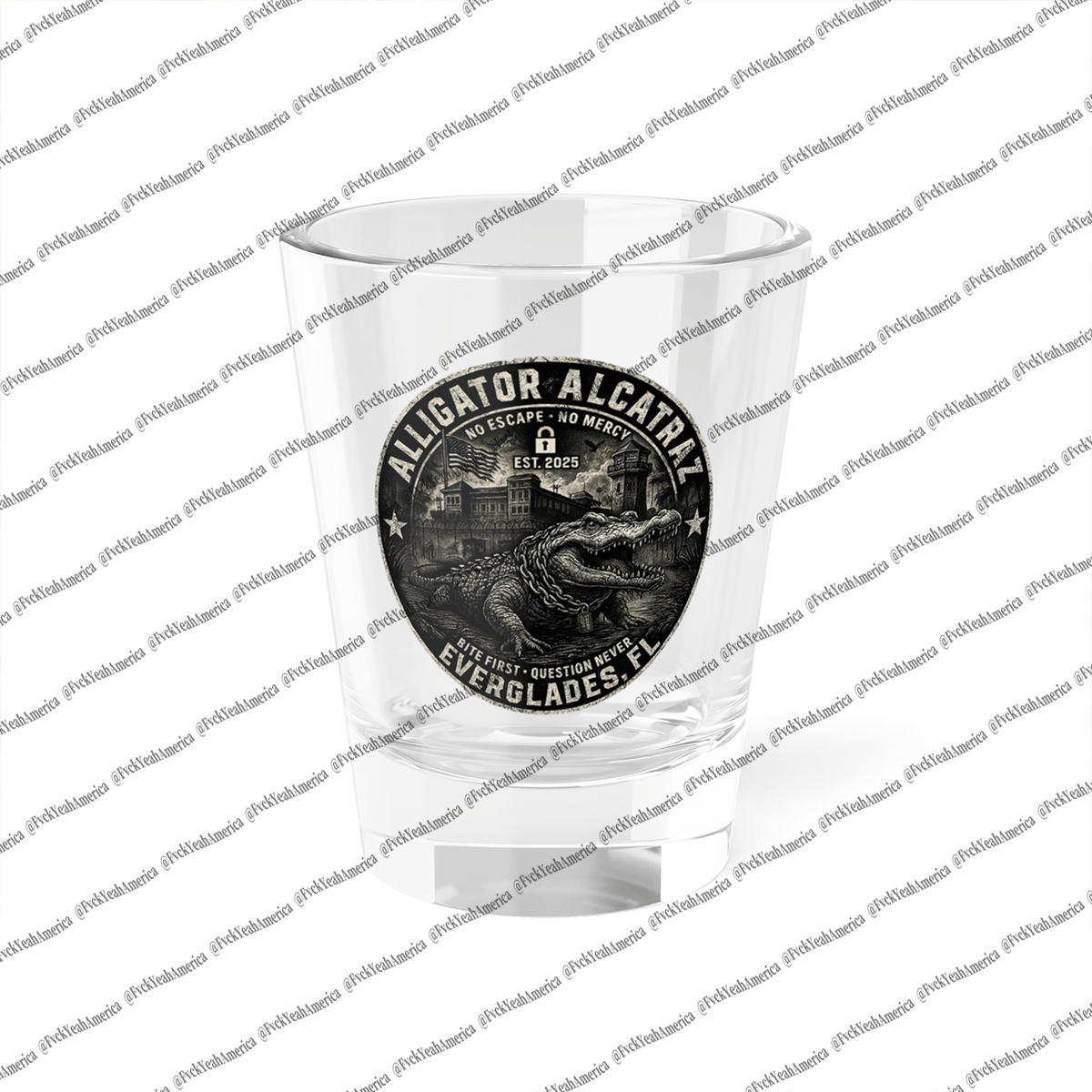 Alligator Alcatraz Shot Glass