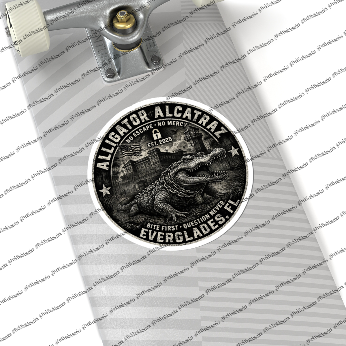 Alligator Alcatraz Sticker