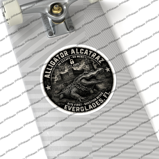 Alligator Alcatraz Sticker