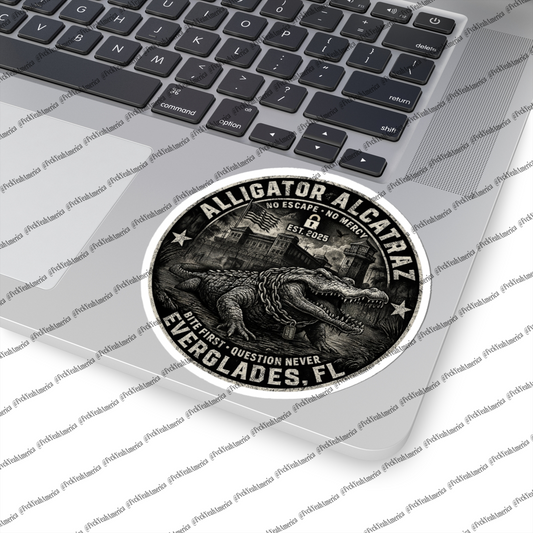 Alligator Alcatraz Sticker