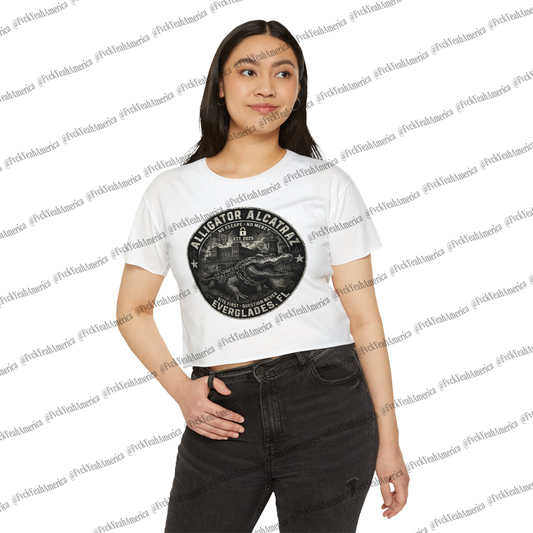 Alligator Alcatraz Crop Top